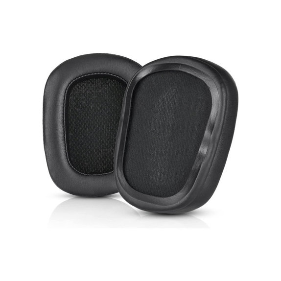 Replacement Ear Pads for Logitech G633 Artemis, G933 Artemis, Memory foam + Leather, Black, 1 pair