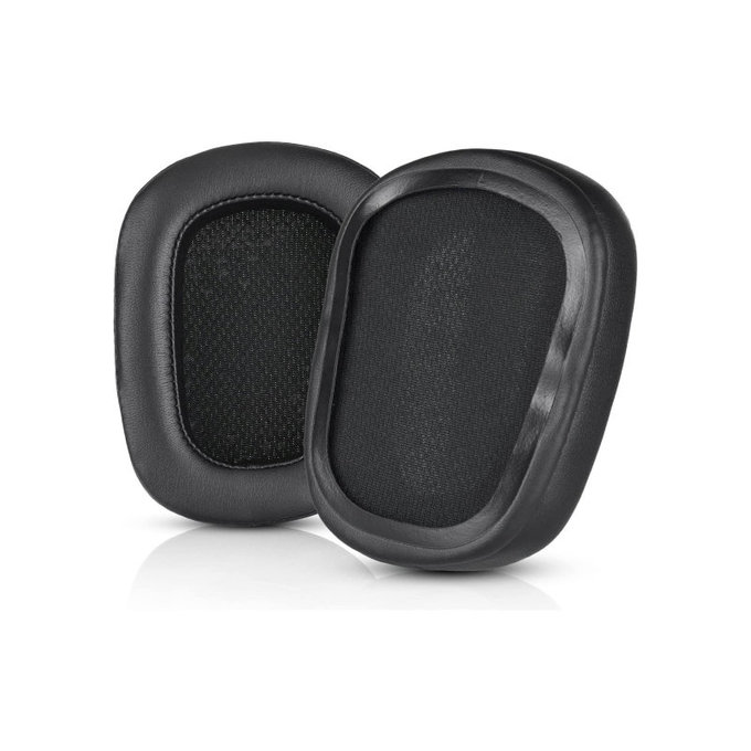 Replacement Ear Pads for Logitech G633 Artemis, G933 Artemis, Memory foam + Leather, Black, 1 pair
