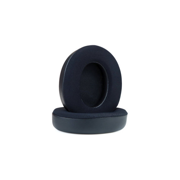 Replacement Ear Pads for Beats Studio Pro, Memory foam + Textile + Leather, Black, Cooling Gel, 1 pair