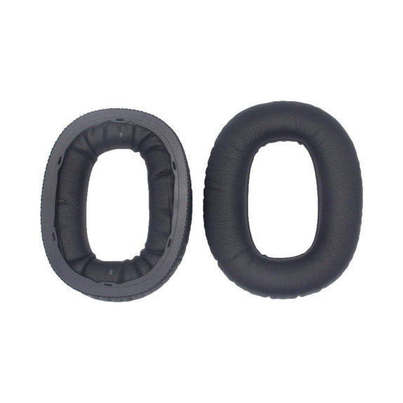 Replacement Ear Pads for Marshall Monitor II, Memory foam + PU leather, Black, 1 pair
