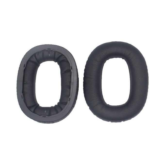 Replacement Ear Pads for Marshall Monitor II, Memory foam + PU leather, Black, 1 pair