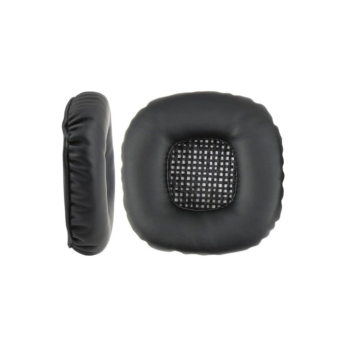 Replacement Ear Pads for Marshall Major V, Memory foam + Leather, Black, 1 pair