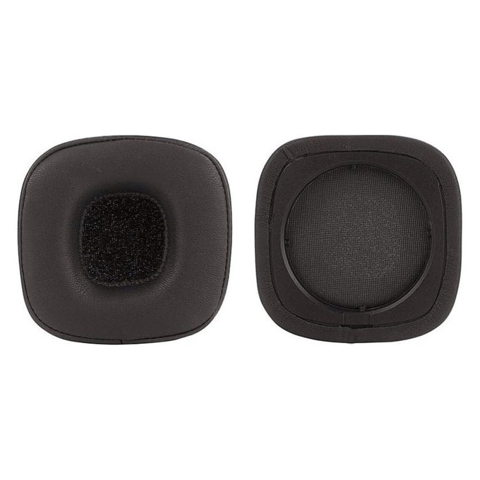Replacement Ear Pads for Marshall Major IV, Memory foam + PU leather, Black, 1 pair