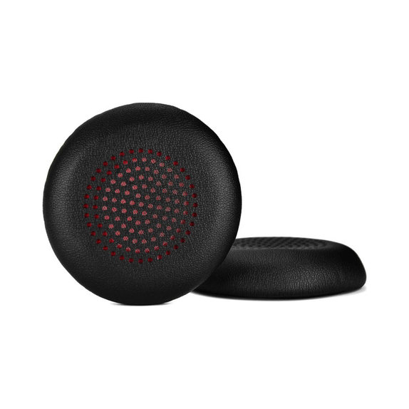 Replacement Ear Pads for Plantronics Voyager Focus UC, PU leather, Black, 1 pair