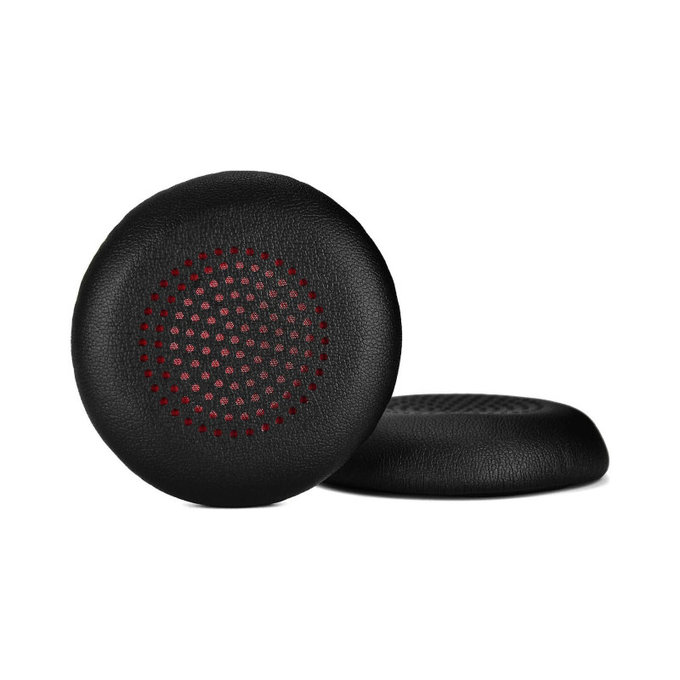 Replacement Ear Pads for Plantronics Voyager Focus UC, PU leather, Black, 1 pair