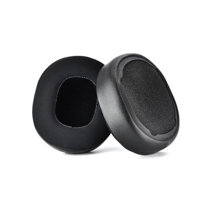 Replacement Ear Pads for Skullcandy Hesh 3.0, Crusher, Venue, Memory foam + Leather + Textile, Black, Cooling Gel, 1 pair