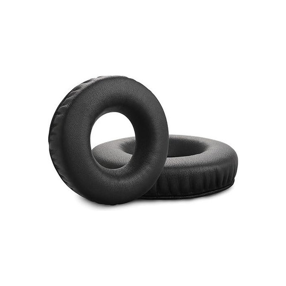 Replacement Ear Pads for Sennheiser HD25, SP 25-1 II, PC150, Memory foam + PU leather, Black, 1 pair