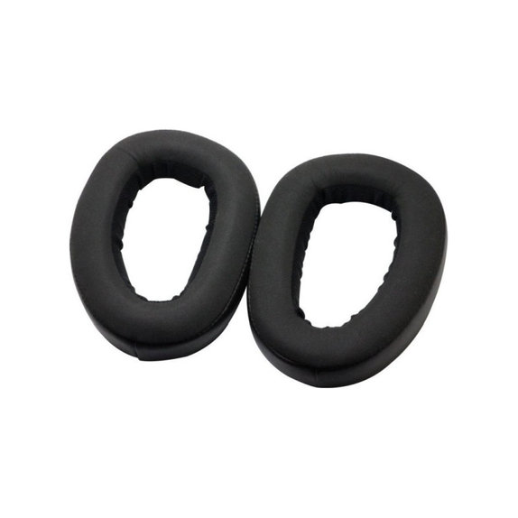 Replacement Ear Pads for Sennheiser GSP500, GSP600, Memory foam + PU leather, Black, 1 pair