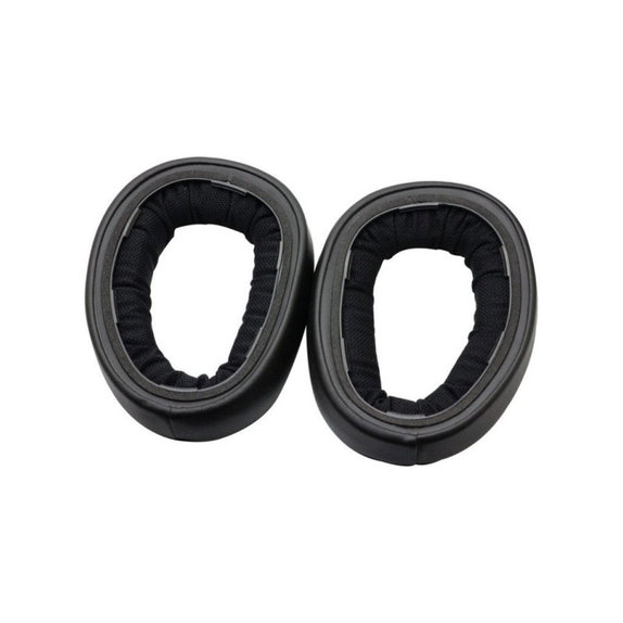 Replacement Ear Pads for Sennheiser GSP500, GSP600, Memory foam + PU leather, Black, 1 pair