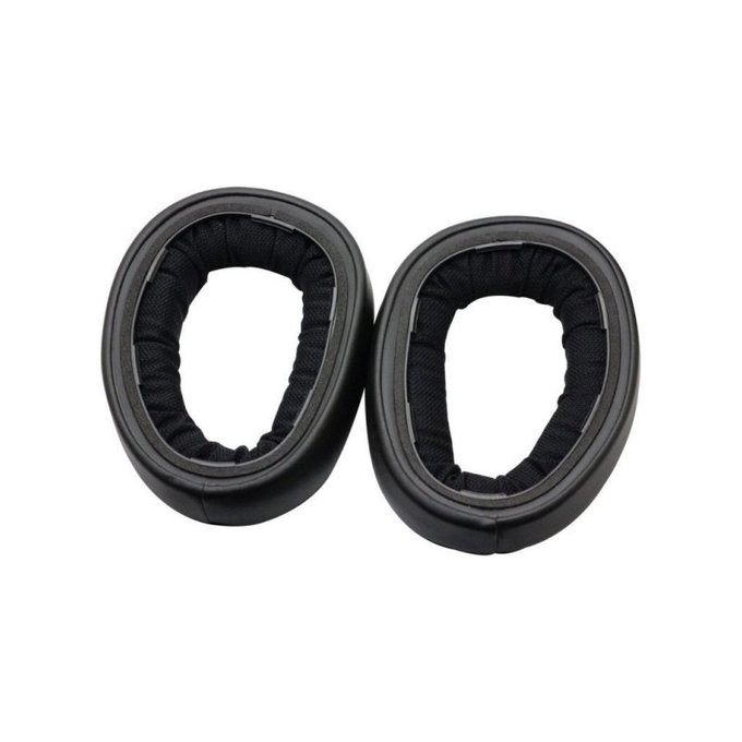Replacement Ear Pads for Sennheiser GSP500, GSP600, Memory foam + PU leather, Black, 1 pair