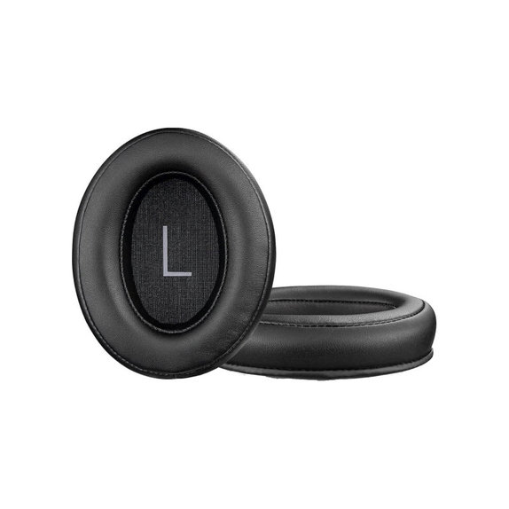 Replacement Ear Pads for Sennheiser Momentum 3.0, Memory foam + Leather, Black, 1 pair