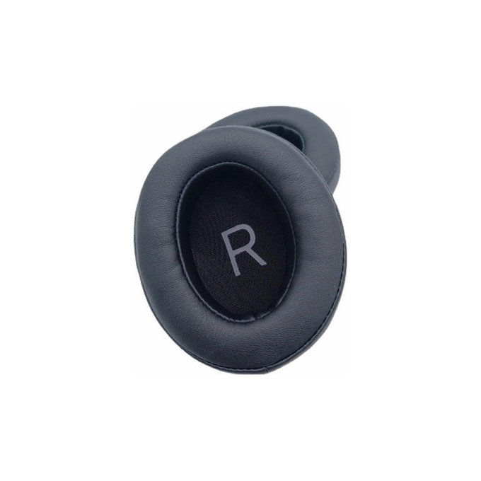 Replacement Ear Pads for Sennheiser Momentum 3.0, Memory foam + Leather, Black, 1 pair