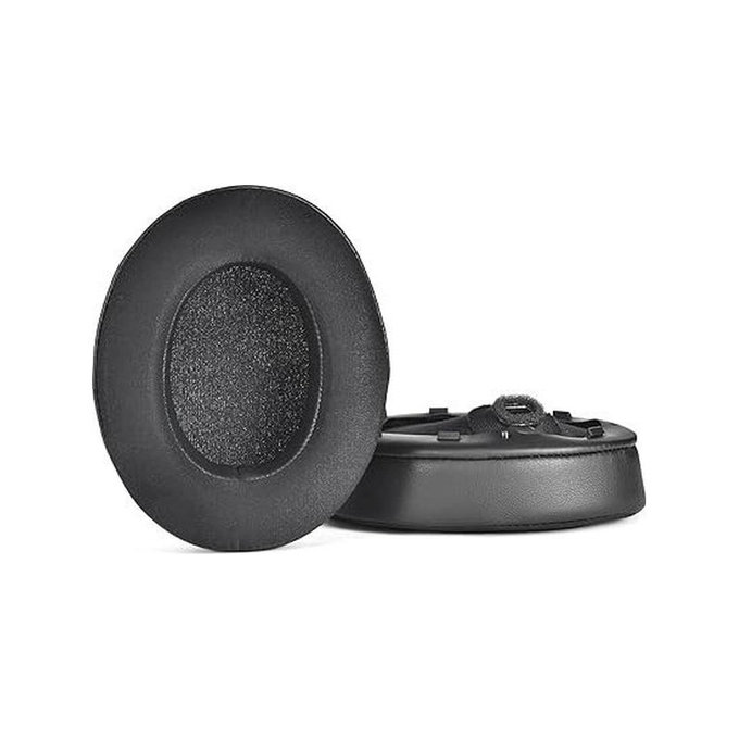 Replacement Ear Pads for Sony WH-1000XM4, Memory foam + Textile + Leather, Black, Cooling Gel, 1 pair