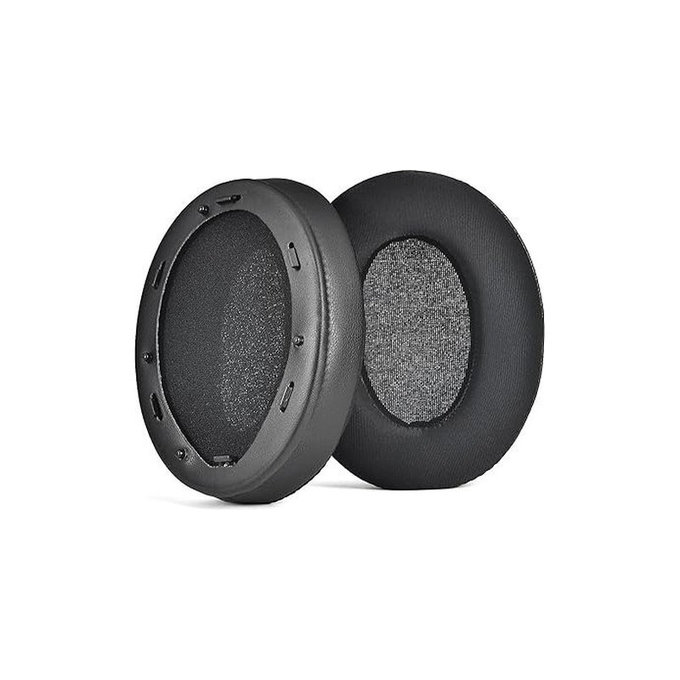 Replacement Ear Pads for Sony WH-1000XM3, Memory foam + Textile + Leather, Black, Cooling Gel, 1 pair