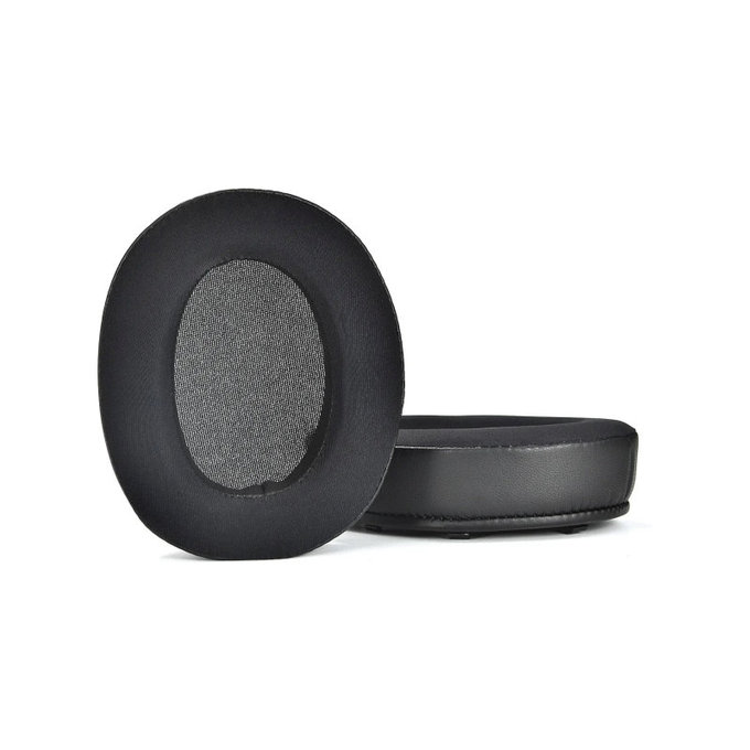 Replacement Ear Pads for Sony WH-XB910N, Memory foam + Textile + Leather, Black, Cooling Gel, 1 pair
