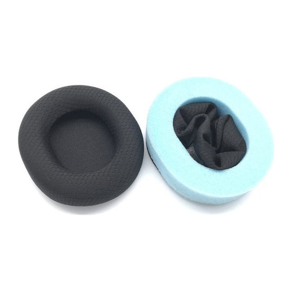 Replacement Ear Pads for Steelseries Arctics 1, 3, 5, 7, 9 Pro, Memory foam + Textile, Black, 1 pair