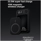 FixPremium - MagSafe PowerBank 5000 mAh with LED Display, black