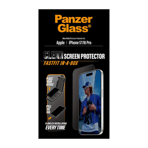 UWF Tempered Glass with Applicator for Samsung A17/A17 5G, Clear, PanzerGlass