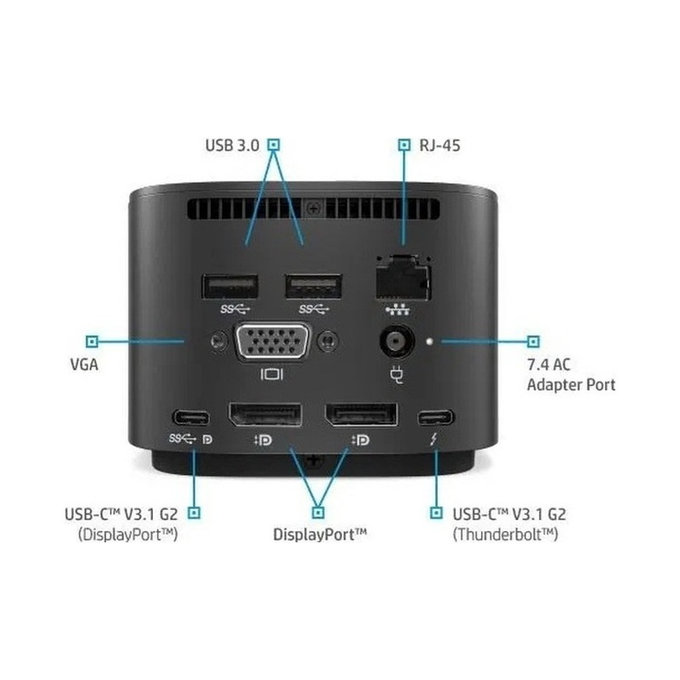 HP - Docking Station Thunderbolt G2 (USB-C)