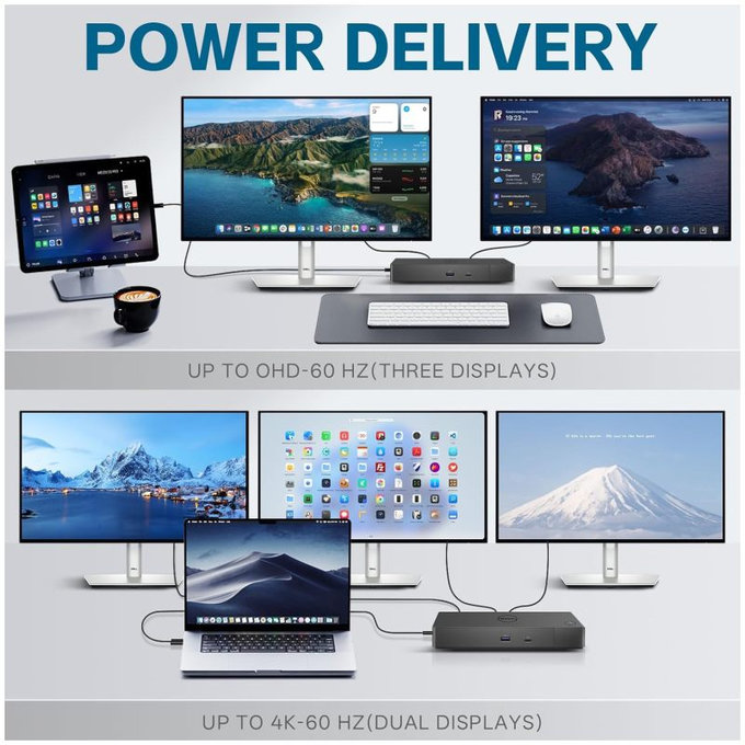 Dell WD19S K20A001 - Docking Station (USB-C) + 130W Adapter Refurbished