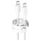 USB-C Cable, 60 W, Racing, 1.2 m, silver white, empower