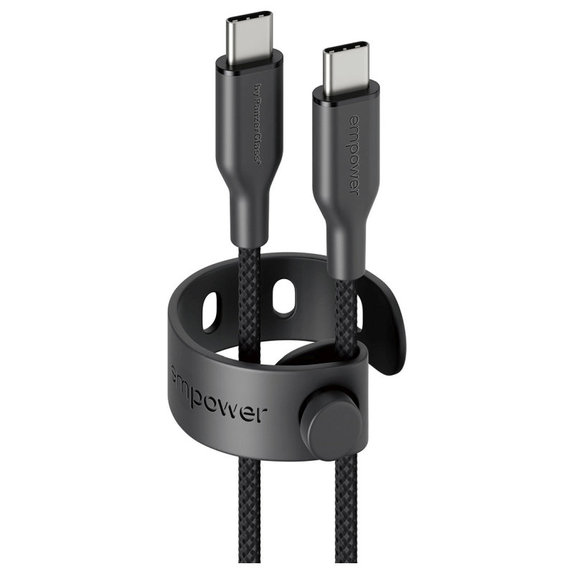 USB-C Cable, 60 W, Racing, 2 m, Space Black, empower