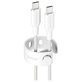 USB-C Cable, 60 W, Racing, 2 m, Silver White, empower