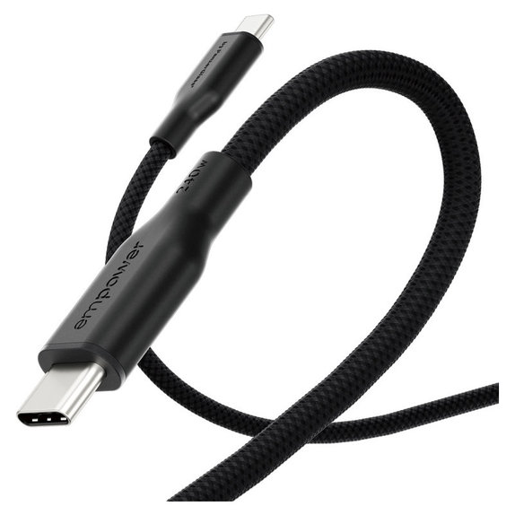 USB-C Cable, 240 W, Racing, 1, 2 m, Space Black, empower