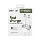 USB-C Cable, 240 W, Racing, 1.2 m, silver white, empower