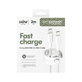 USB-C Cable, 240 W, Racing, 2 m, Silver White, empower