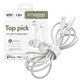 USB-C/Lightning Cable, 60 W, Racing, 1, 2 m, Silver White, empower
