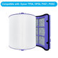 Dyson Purifier-series, Purifier humidifier-series, Hot and Cool Series 360° - HEPA filter (Activated carbon)