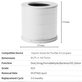 Xiaomi Smart Air Purifier 4 Compact - HEPA filter (Activated carbon) (White)