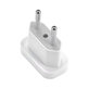 220V Power plug adapter US to EU (White)