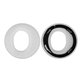 Replacement Ear Pads for Sony Playstation Gold Wireless Stereo PS3, PS4  CECHYA-0083, Memory foam + PU leather, White, 1 pair