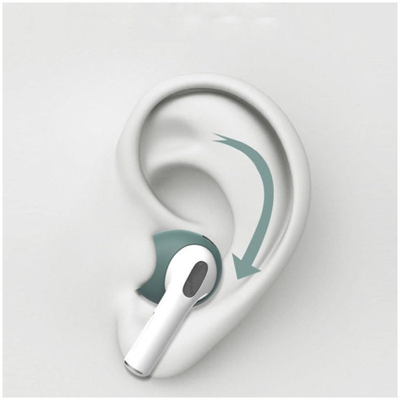 Replacement silicone Ear Tips for Apple AirPods 3, Black