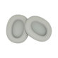 Replacement Ear Pads for Sony WH-1000XM6, Memory foam + PU leather, White, 1 pair