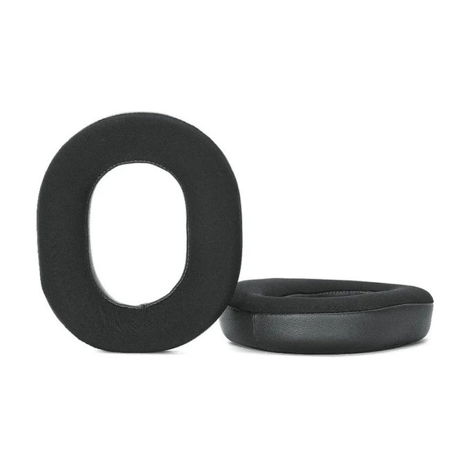 Replacement Ear Pads for Razer Blackshark V3 Pro, Memory foam + Textile, Black, 1 pair