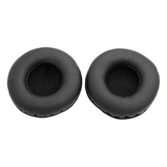 Replacement Ear Pads for AKG K518, K518DJ, K81, K518LE, Memory foam + PU leather, Black, 1 pair