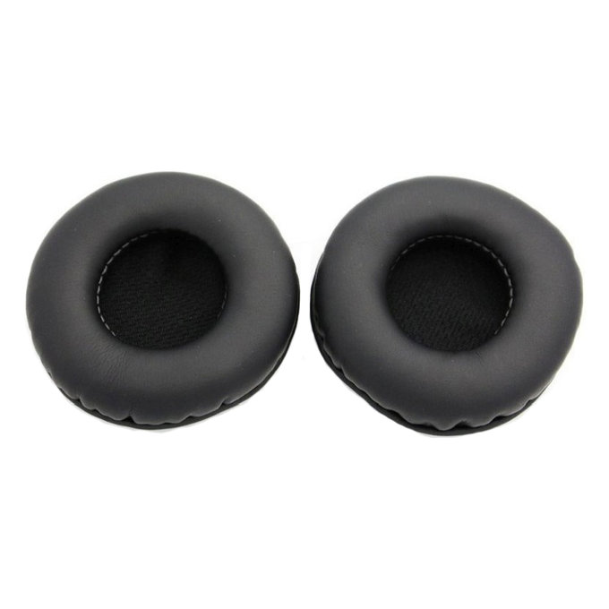 Replacement Ear Pads for AKG K518, K518DJ, K81, K518LE, Memory foam + PU leather, Black, 1 pair