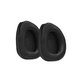 Replacement Ear Pads for Asus Rog Delta, Delta S, Memory foam + PU leather, Black, 1 pair