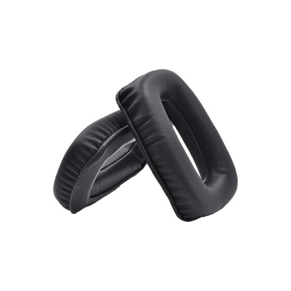 Replacement Ear Pads for Beyerdynamic DT 100, DT 150, DT 190, Memory foam + PU leather, Black, 1 pair