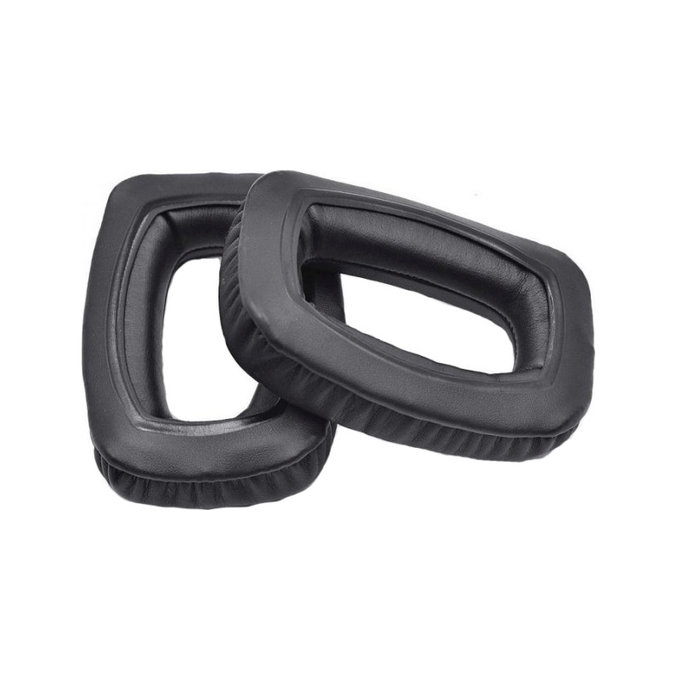 Replacement Ear Pads for Beyerdynamic DT 100, DT 150, DT 190, Memory foam + PU leather, Black, 1 pair