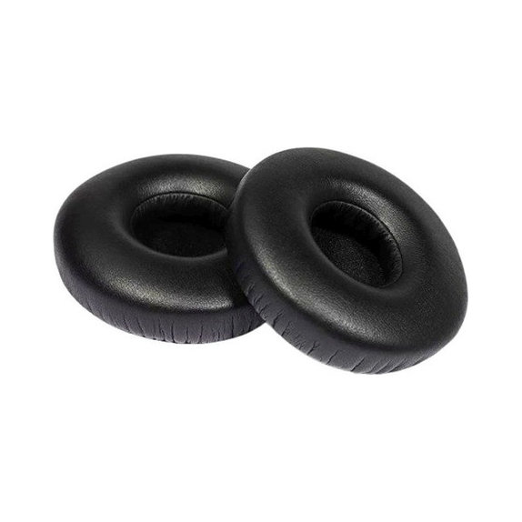 Replacement Ear Pads for Jabra Revo, Memory foam + PU leather, Black, 1 pair