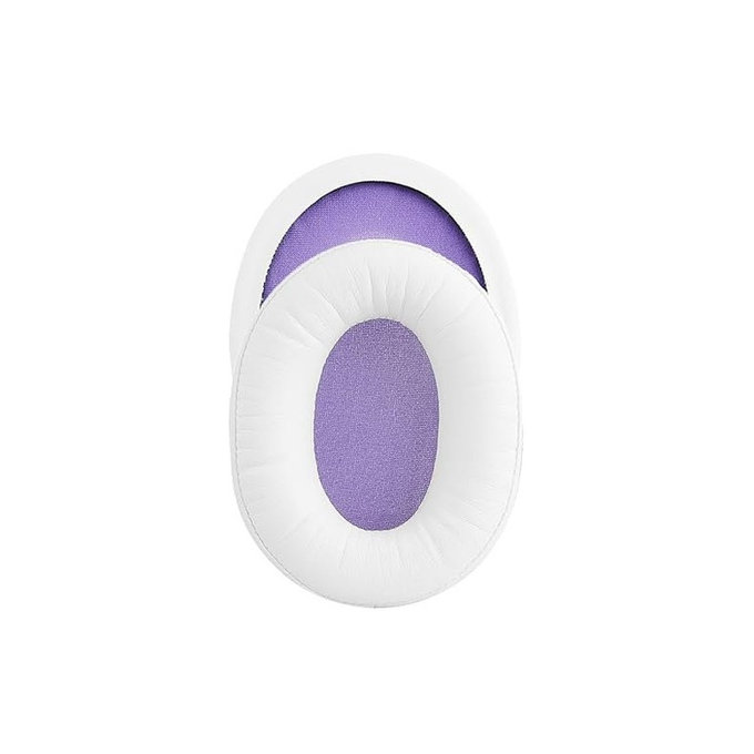Replacement Ear Pads for Kingston HyperX Cloud Alpha Gaming, Memory foam + PU leather, White, 1 pair