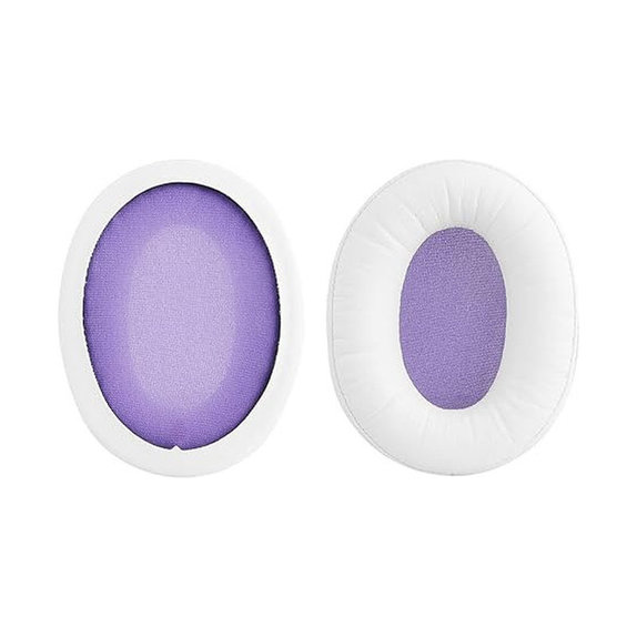 Replacement Ear Pads for Kingston HyperX Cloud Alpha Gaming, Memory foam + PU leather, White, 1 pair