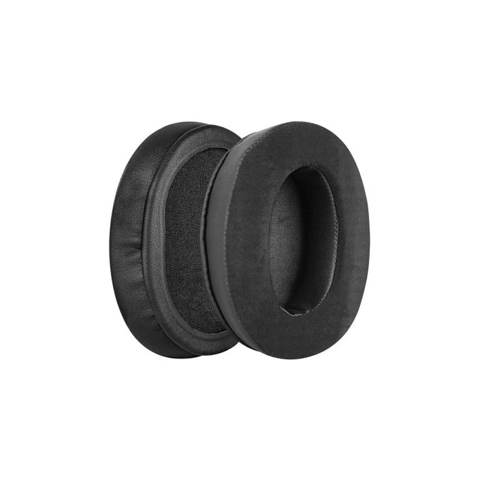 Replacement Ear Pads for Kingston HyperX Cloud, Memory foam + Neoprene + PU leather, Black, 1 pair