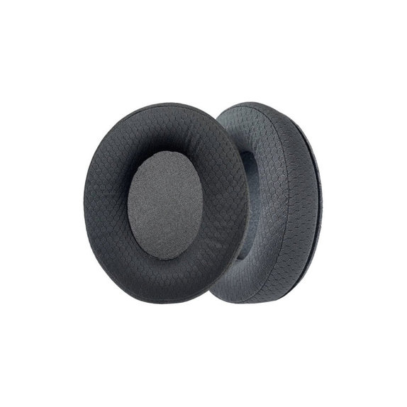 Replacement Ear Pads for Kingston HyperX Stinger Core, Memory foam + Textile, Black, 1 pair