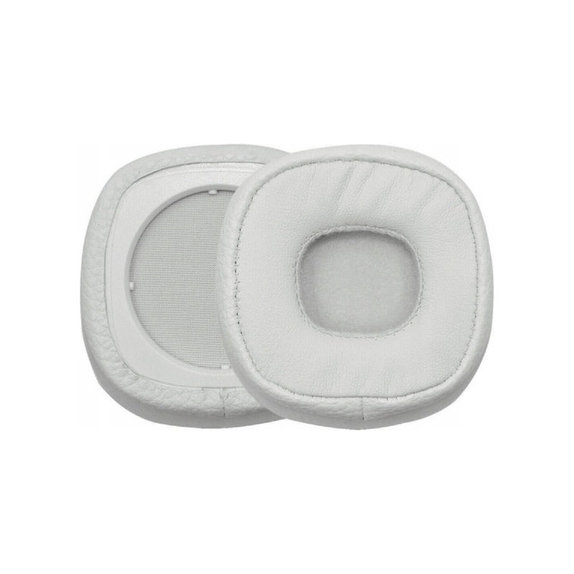 Replacement Ear Pads for Marshall Major IV, Memory foam + PU leather, White, 1 pair