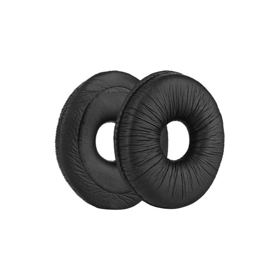 Replacement Ear Pads for Panasonic Technics RP-DJ1200, RP-DJ1205, RP-DJ1210, Memory foam + PU leather, Black, 1 pair